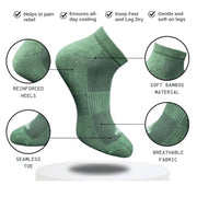 Generic 3_Pair Set Unisex Casual Cotton Printed Low Cut Socks (Multicolor)
