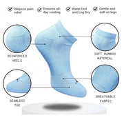 Generic 3_Pair Set Unisex Casual Cotton Printed Low Cut Socks (Multicolor)