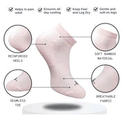 Generic 3_Pair Set Unisex Casual Cotton Printed Low Cut Socks (Multicolor)