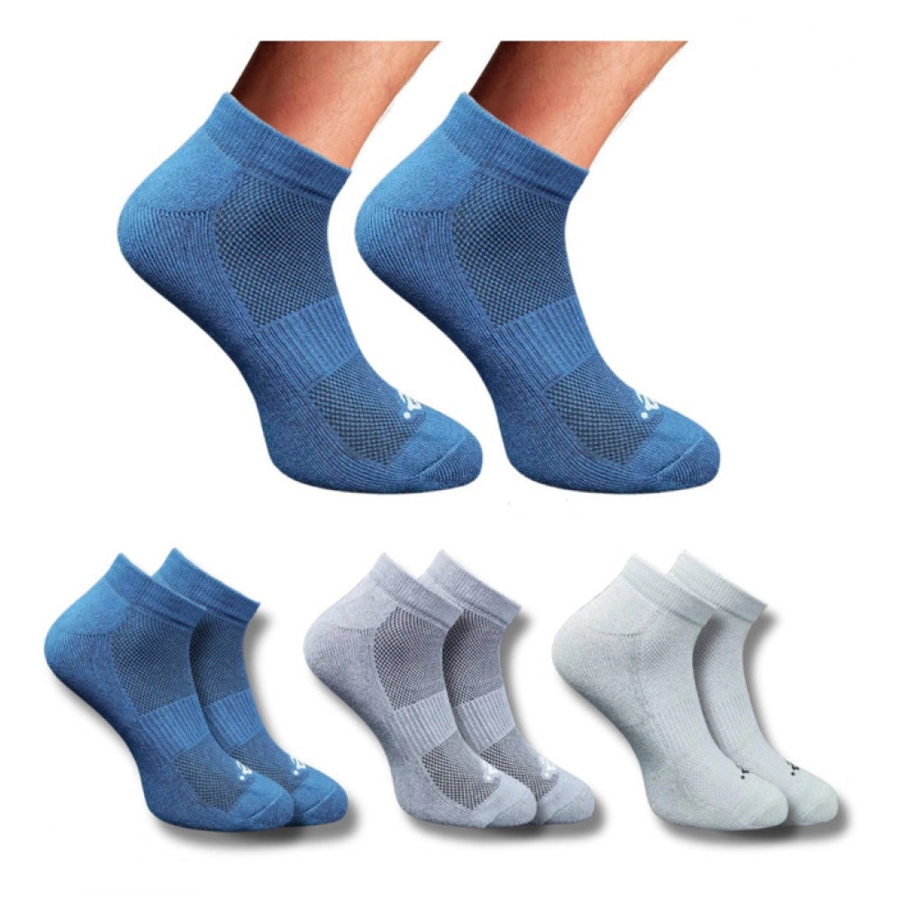 Generic 3_Pair Set Unisex Casual Cotton Printed Low Cut Socks (Multicolor)