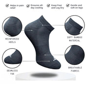 Generic 3_Pair Set Unisex Casual Cotton Printed Low Cut Socks (Multicolor)