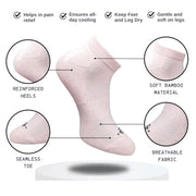 Generic 3_Pair Set Unisex Casual Cotton Printed Low Cut Socks (Multicolor)