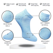 Generic 3_Pair Set Unisex Casual Cotton Printed Low Cut Socks (Multicolor)