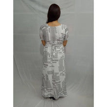 Generic Women's Casual Crepe Half Sleeves Dress (White)
