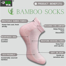 Generic 4_Pair Set Unisex Casual Bamboo Cotton Printed Ankle Length Socks (Multicolor)