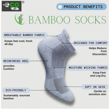 Generic 4_Pair Set Unisex Casual Bamboo Cotton Printed Ankle Length Socks (Multicolor)