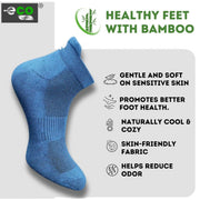 Generic 4_Pair Set Unisex Casual Bamboo Cotton Printed Ankle Length Socks (Multicolor)