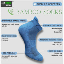 Generic 4_Pair Set Unisex Casual Bamboo Cotton Printed Ankle Length Socks (Multicolor)