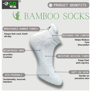 Generic 4_Pair Set Unisex Casual Bamboo Cotton Printed Ankle Length Socks (Multicolor)