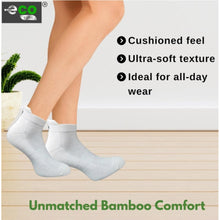 Generic 4_Pair Set Unisex Casual Bamboo Cotton Printed Ankle Length Socks (Multicolor)
