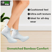 Generic 4_Pair Set Unisex Casual Bamboo Cotton Printed Ankle Length Socks (Multicolor)