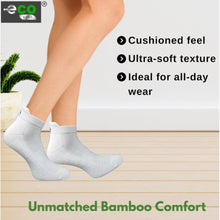 Generic 4_Pair Set Unisex Casual Bamboo Cotton Printed Ankle Length Socks (Multicolor)