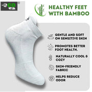 Generic 4_Pair Set Unisex Casual Bamboo Cotton Printed Ankle Length Socks (Multicolor)