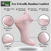 Generic 4_Pair Set Unisex Casual Bamboo Cotton Printed Ankle Length Socks (Multicolor)