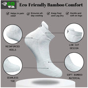 Generic 4_Pair Set Unisex Casual Bamboo Cotton Printed Ankle Length Socks (Multicolor)
