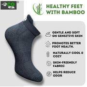 Generic 4_Pair Set Unisex Casual Bamboo Cotton Printed Ankle Length Socks (Multicolor)