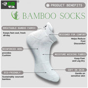 Generic 4_Pair Set Unisex Casual Bamboo Cotton Printed Ankle Length Socks (Multicolor)