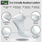 Generic 4_Pair Set Unisex Casual Bamboo Cotton Printed Ankle Length Socks (Multicolor)
