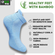 Generic 4_Pair Set Unisex Casual Bamboo Cotton Printed Ankle Length Socks (Multicolor)
