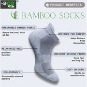 Generic 4_Pair Set Unisex Casual Bamboo Cotton Printed Ankle Length Socks (Multicolor)