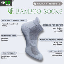Generic 4_Pair Set Unisex Casual Bamboo Cotton Printed Ankle Length Socks (Multicolor)