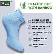 Generic 4_Pair Set Unisex Casual Bamboo Cotton Printed Ankle Length Socks (Multicolor)