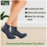 Generic 4_Pair Set Unisex Casual Bamboo Cotton Printed Ankle Length Socks (Multicolor)