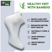 Generic 4_Pair Set Unisex Casual Bamboo Cotton Printed Ankle Length Socks (Multicolor)