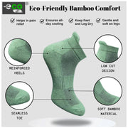 Generic 4_Pair Set Unisex Casual Bamboo Cotton Printed Ankle Length Socks (Multicolor)