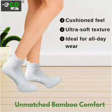 Generic 4_Pair Set Unisex Casual Bamboo Cotton Printed Ankle Length Socks (Multicolor)
