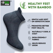Generic 4_Pair Set Unisex Casual Bamboo Cotton Printed Ankle Length Socks (Multicolor)