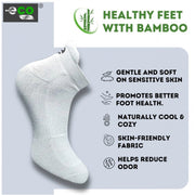 Generic 4_Pair Set Unisex Casual Bamboo Cotton Printed Ankle Length Socks (Multicolor)