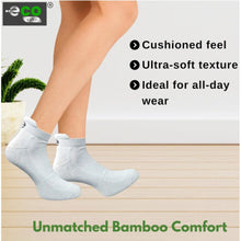 Generic 4_Pair Set Unisex Casual Bamboo Cotton Printed Ankle Length Socks (Multicolor)