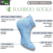 Generic 4_Pair Set Unisex Casual Bamboo Cotton Printed Ankle Length Socks (Multicolor)