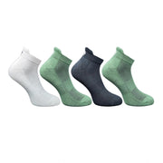Generic 4_Pair Set Unisex Casual Bamboo Cotton Printed Ankle Length Socks (Multicolor)