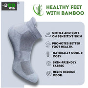 Generic 4_Pair Set Unisex Casual Bamboo Cotton Printed Ankle Length Socks (Multicolor)