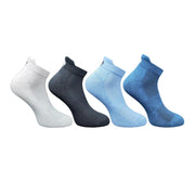 Generic 4_Pair Set Unisex Casual Bamboo Cotton Printed Ankle Length Socks (Multicolor)