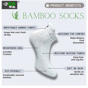 Generic 4_Pair Set Unisex Casual Bamboo Cotton Printed Ankle Length Socks (Multicolor)