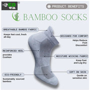 Generic 4_Pair Set Unisex Casual Bamboo Cotton Printed Ankle Length Socks (Multicolor)