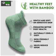 Generic 4_Pair Set Unisex Casual Bamboo Cotton Printed Ankle Length Socks (Multicolor)