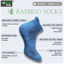 Generic 4_Pair Set Unisex Casual Bamboo Cotton Printed Ankle Length Socks (Multicolor)