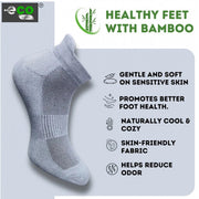 Generic 4_Pair Set Unisex Casual Bamboo Cotton Printed Ankle Length Socks (Multicolor)