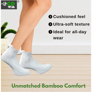 Generic 4_Pair Set Unisex Casual Bamboo Cotton Printed Ankle Length Socks (Multicolor)