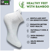 Generic 4_Pair Set Unisex Casual Bamboo Cotton Printed Ankle Length Socks (Multicolor)
