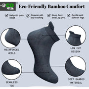 Generic 4_Pair Set Unisex Casual Bamboo Cotton Printed Ankle Length Socks (Multicolor)