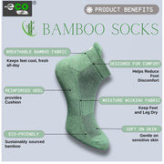 Generic 4_Pair Set Unisex Casual Bamboo Cotton Printed Ankle Length Socks (Multicolor)