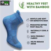Generic 4_Pair Set Unisex Casual Bamboo Cotton Printed Ankle Length Socks (Multicolor)