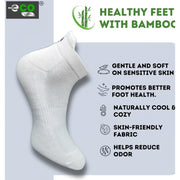 Generic 4_Pair Set Unisex Casual Bamboo Cotton Printed Ankle Length Socks (Multicolor)