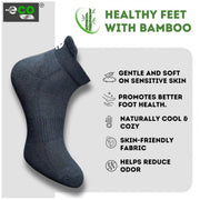 Generic 4_Pair Set Unisex Casual Bamboo Cotton Printed Ankle Length Socks (Multicolor)