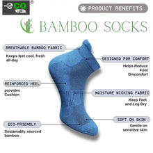 Generic 4_Pair Set Unisex Casual Bamboo Cotton Printed Ankle Length Socks (Multicolor)